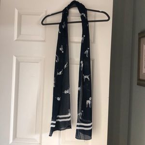 Chase employee attire gauze scarf - dog print!